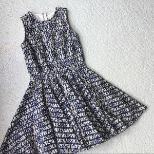 Navy lace dress